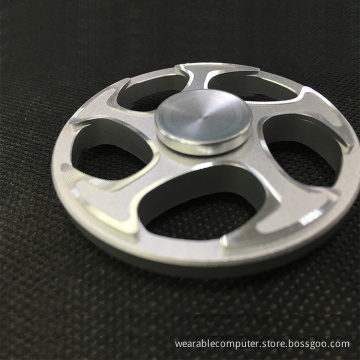 Hot SellingTop Quality Aluminum Finger Hand Circle Fidget Spinner Metal Spinning Tops